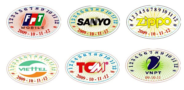 in tem bảo hành chống giả